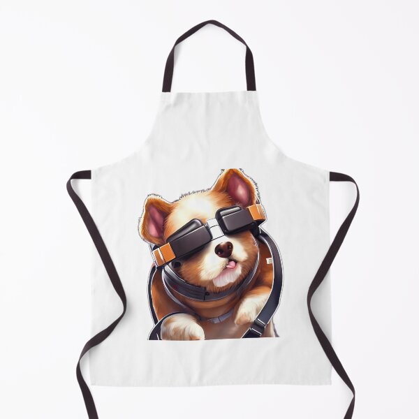 Item preview, Dog Corgi Puppy wearing retro VR Glasses designed and sold by Digital-Davinci.