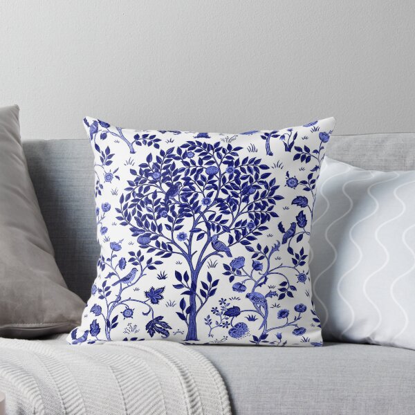 Item preview, William Morris Tree of Life, Cobalt Blue  designed and sold by Marymarice.