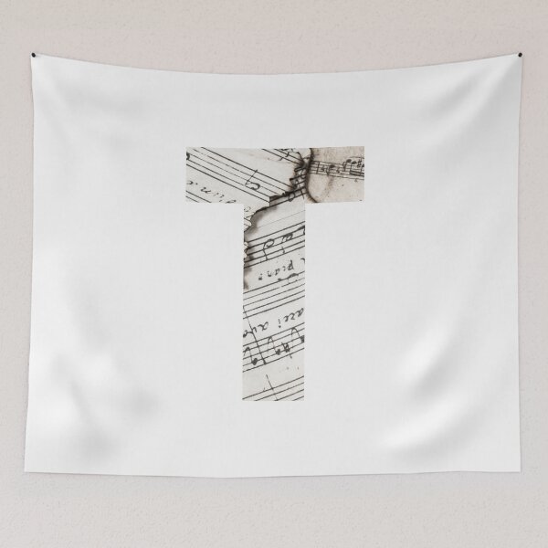 Item preview, Sheet Music Alphabet Letter 'T' designed and sold by AJGDesignsByAsh.