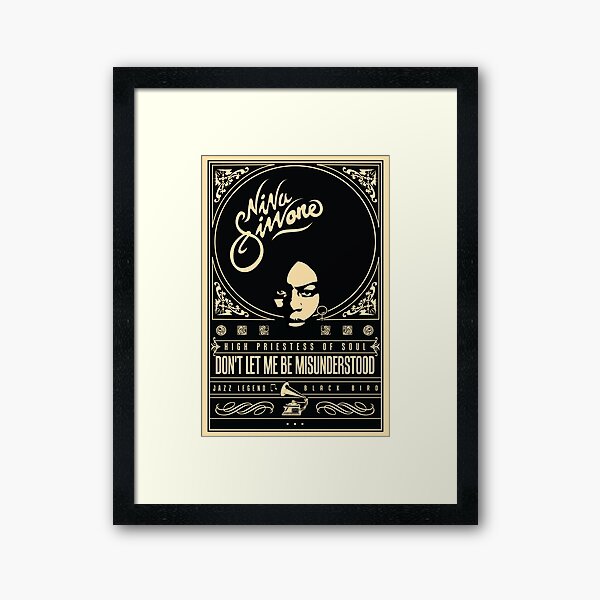 Official Nina Simone Poster Framed Art Print