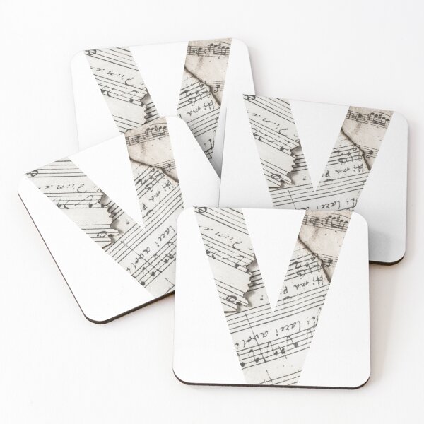 Item preview, Sheet Music Alphabet Letter 'V' designed and sold by AJGDesignsByAsh.