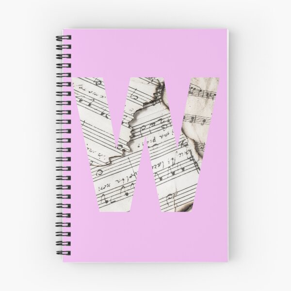 Item preview, Sheet Music Alphabet Letter 'W' designed and sold by AJGDesignsByAsh.
