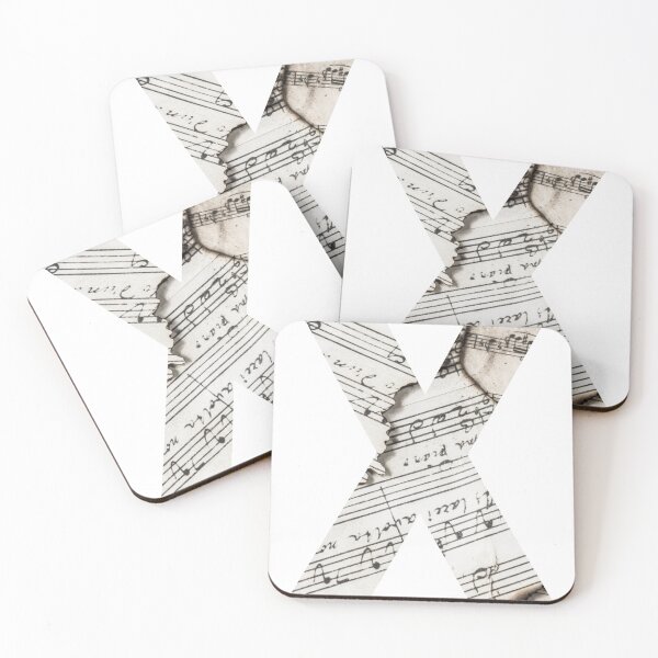 Item preview, Sheet Music Alphabet Letter 'X' designed and sold by AJGDesignsByAsh.