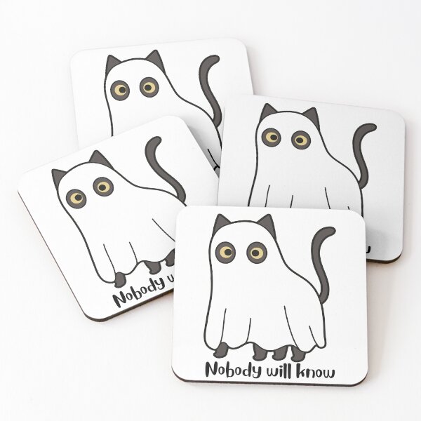 Item preview, Ghost Kitty designed and sold by PlethoraPrints.