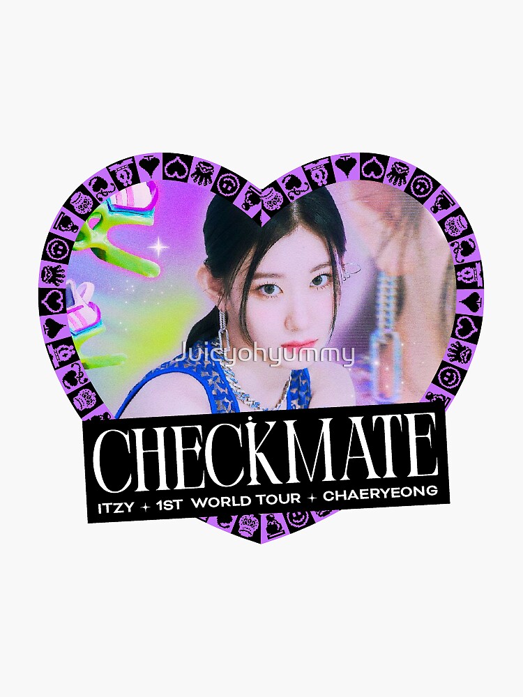 Itzy Checkmate Sticker for Sale by Juicyohyummy