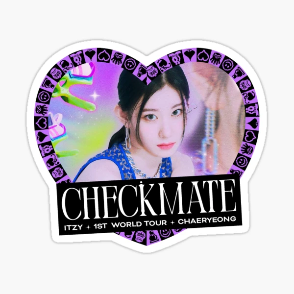 Itzy Checkmate Yeji Sticker for Sale by Juicyohyummy