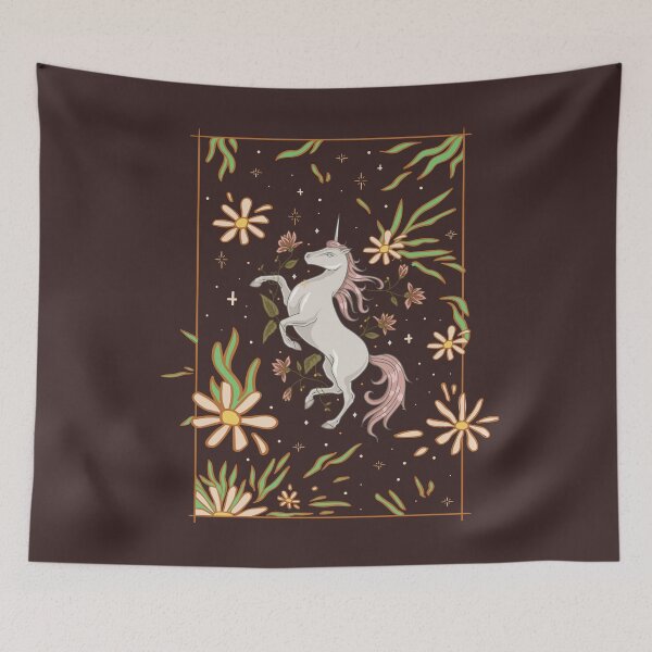 Item preview, Fairycore Grunge Fantasy Floral Unicorn Aesthetic designed and sold by MrEddie10.