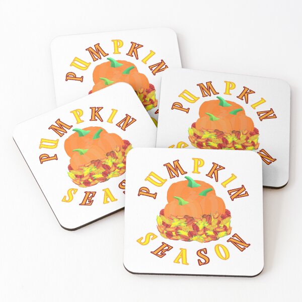 Item preview, Pumpkin Season. Fall Leaves and Pumpkins. (White Background) designed and sold by ArtByLM.
