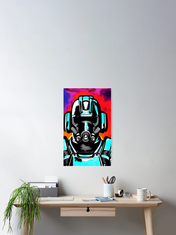 Thumbnail 2 of 3, Poster, Armored Raider designed and sold by RockingPandS.