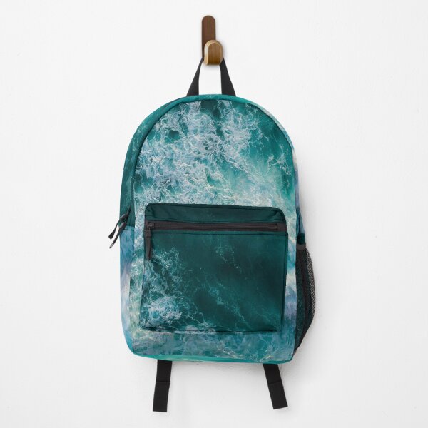 Item preview, Ocean waves Water green turquoise blue designed and sold by Deep Blue Ocean.