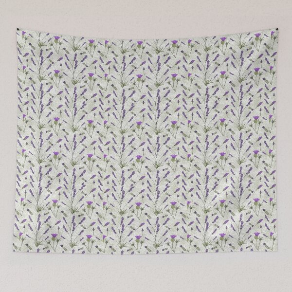 Item preview, Lavender Floral Pattern: Summer Dreams... designed and sold by Clare Walker.