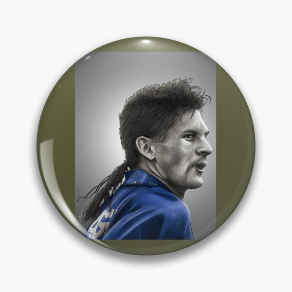 Item preview, Roberto Baggio - Italy Football Artwork Classic designed and sold by Gentile570674.