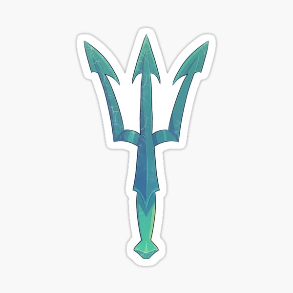 Percy Jackson Mark of Poseidon Sticker
