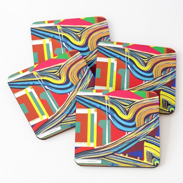 Item preview, Colorful Abstract designed and sold by nuel-art.
