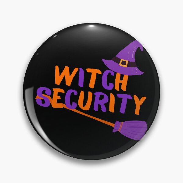 Item preview, Witch Security - Easy Lazy Halloween designed and sold by MacAndMoose.