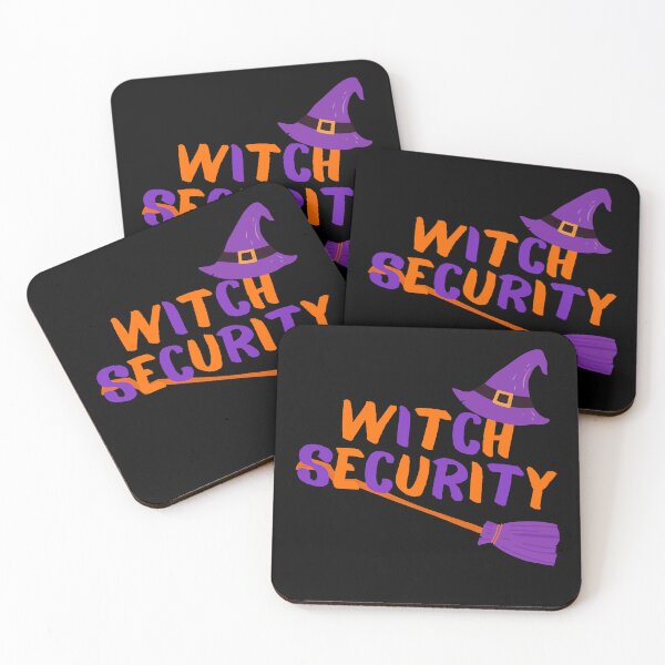 Item preview, Witch Security - Easy Lazy Halloween designed and sold by MacAndMoose.