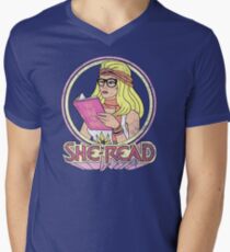 She-Read Men's V-Neck T-Shirt