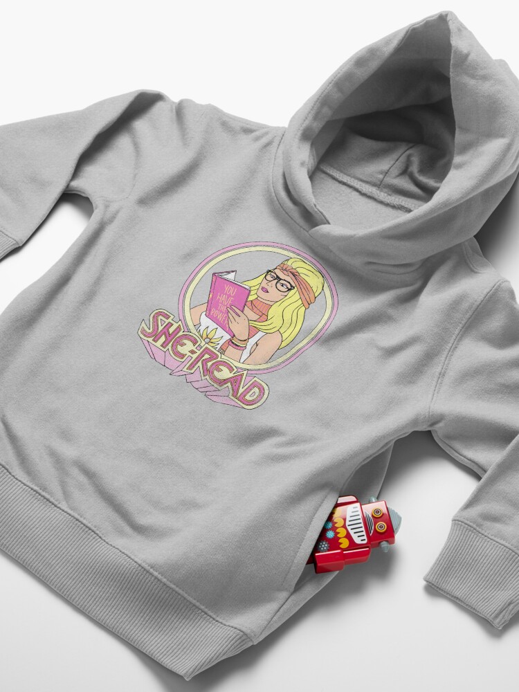 Alternate view of She-Read Toddler Pullover Hoodie