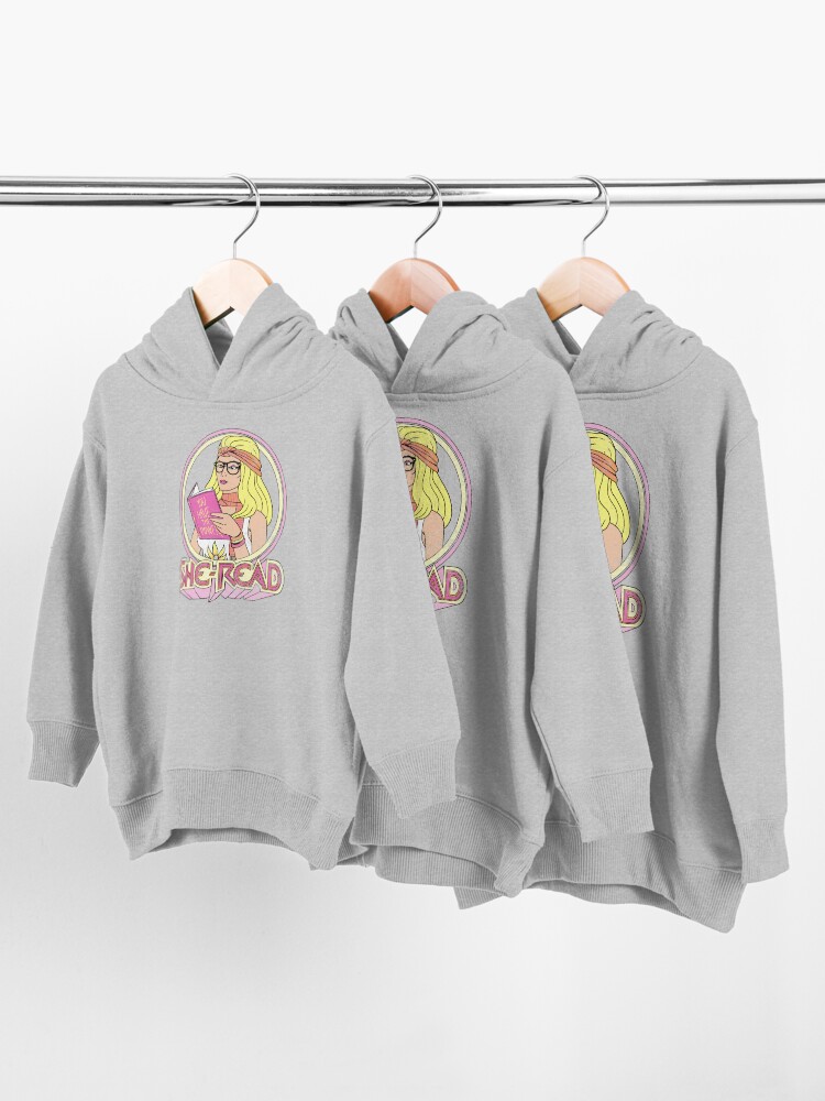 Alternate view of She-Read Toddler Pullover Hoodie