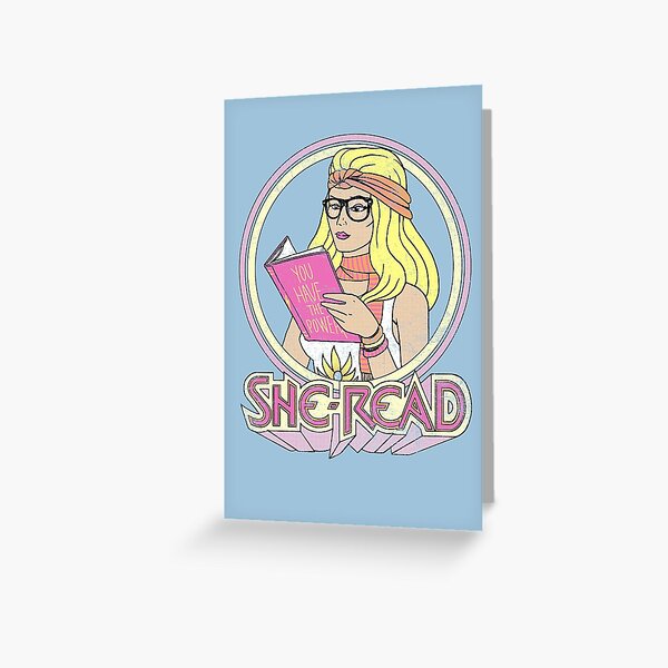 She-Read Greeting Card