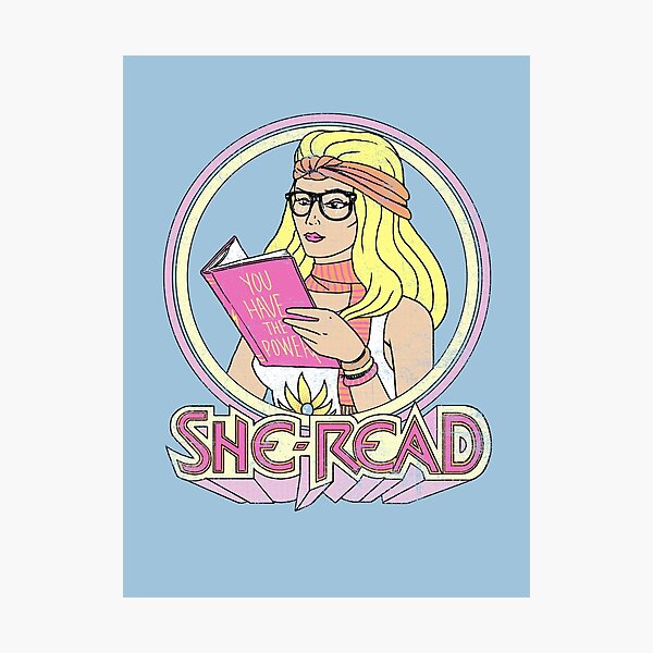 She-Read Photographic Print