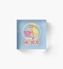 She-Read Acrylic Block