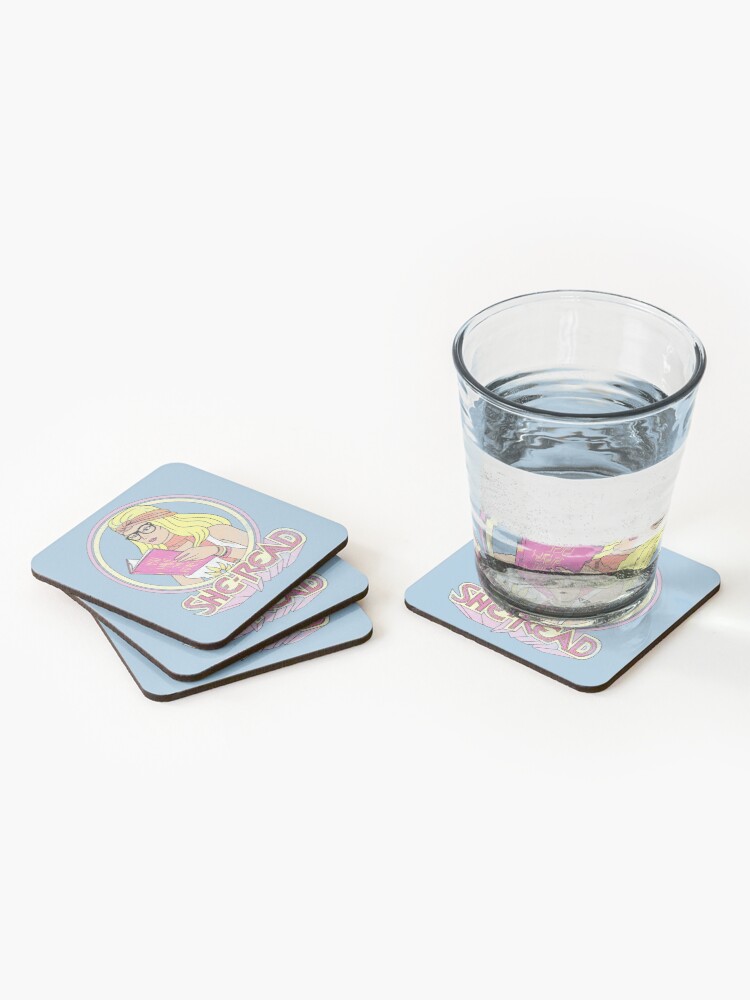 Alternate view of She-Read Coasters (Set of 4)