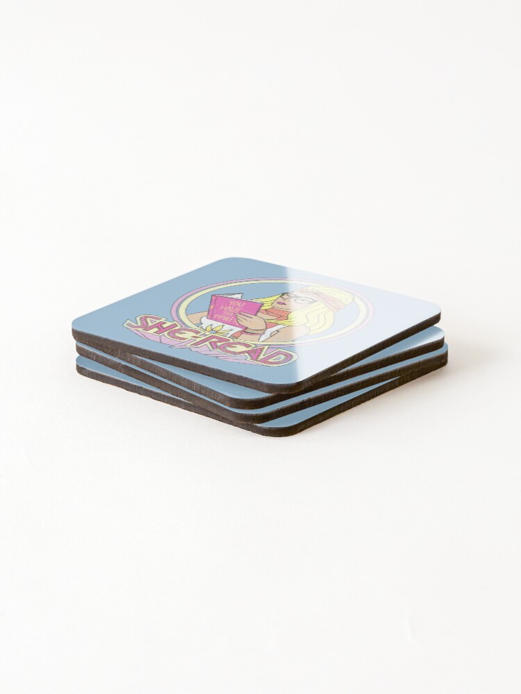 Alternate view of She-Read Coasters (Set of 4)