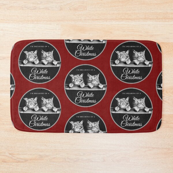 Item preview, Sleepy Cats dreaming of a White Christmas designed and sold by Reubens-Art.