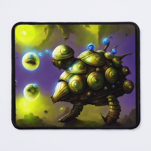 Item preview, A stompy alien battlesnail with blue projectors and artificial moons designed and sold by BrachiaST.