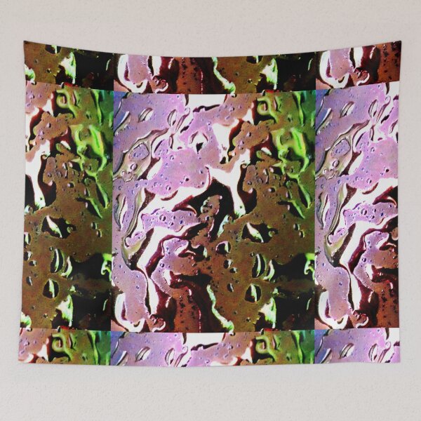Item preview, Purple, Bronze, Green Wet Metal Splash designed and sold by RandP Walriven.