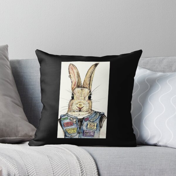Item preview, Metal Bunny Sticker designed and sold by zzsstore084.