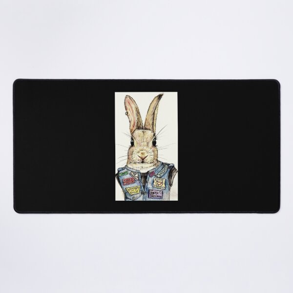Item preview, Metal Bunny Sticker designed and sold by zzsstore084.