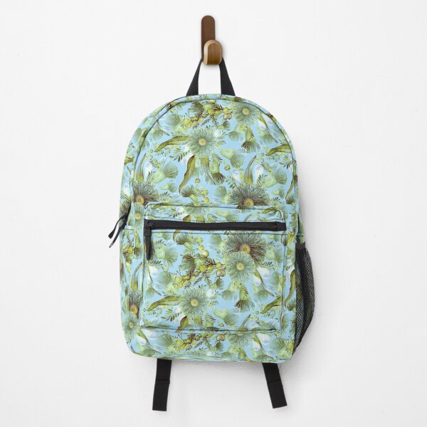 Item preview, Vintage Blue Wattle and Eucalyptus Blooms designed and sold by Sketchbook Designs.