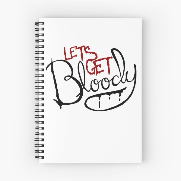 Item preview, Let's Get Bloody (Black) designed and sold by Eveline  Fletcher.