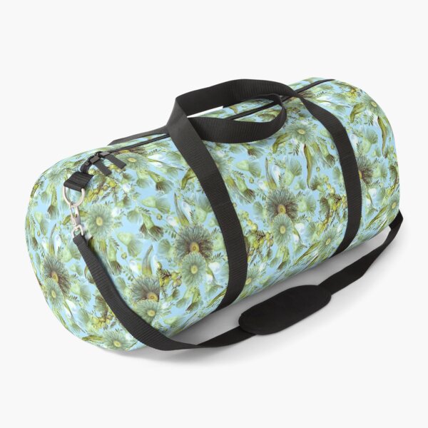 Item preview, Vintage Blue Wattle and Eucalyptus Blooms designed and sold by Sketchbook Designs.