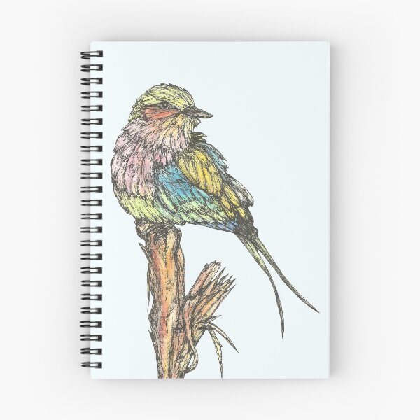 Item preview, Lilac Breasted Roller Bird designed and sold by SerenSketches.