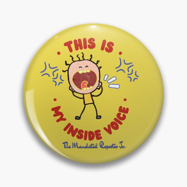 Item preview, This is My Inside Voice - Yellow designed and sold by TheReporter1.
