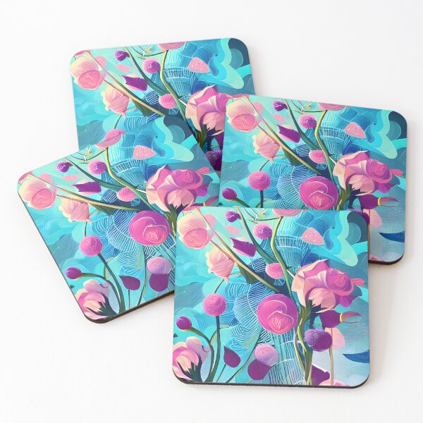 Item preview, Abstract Flowers designed and sold by nuel-art.