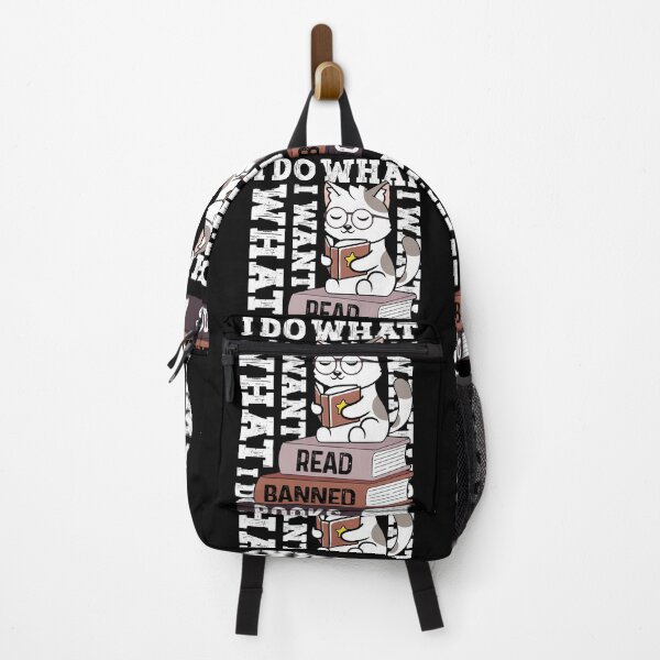 Item preview, Read Banned Books Funny Cat I Do What I Want designed and sold by GravitiTees.