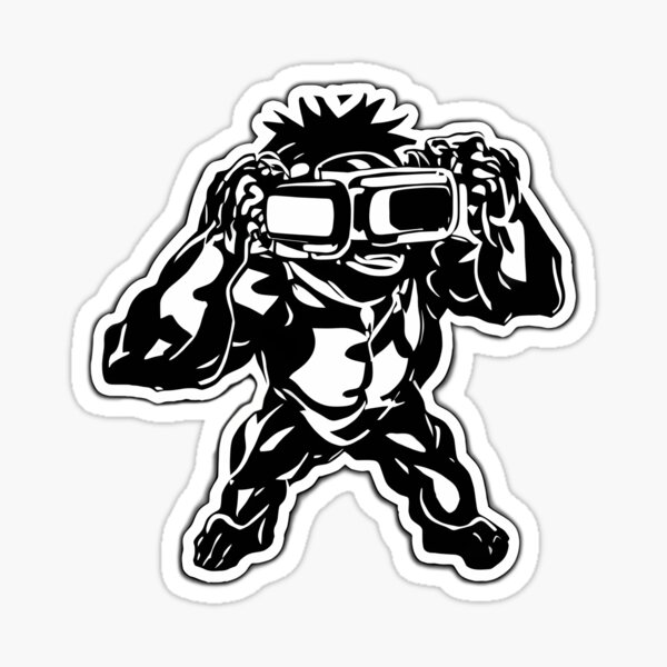 Muscular Anime Guy Sticker for Sale by baraclub