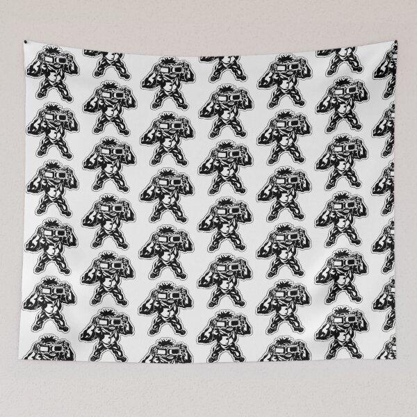 Item preview, Muscular Gorilla in VR (black and White) designed and sold by Digital-Davinci.