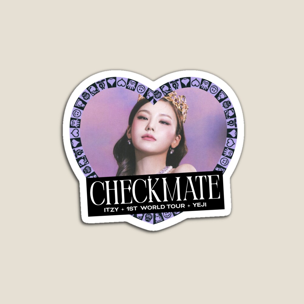 Itzy Checkmate Yeji Sticker for Sale by Juicyohyummy