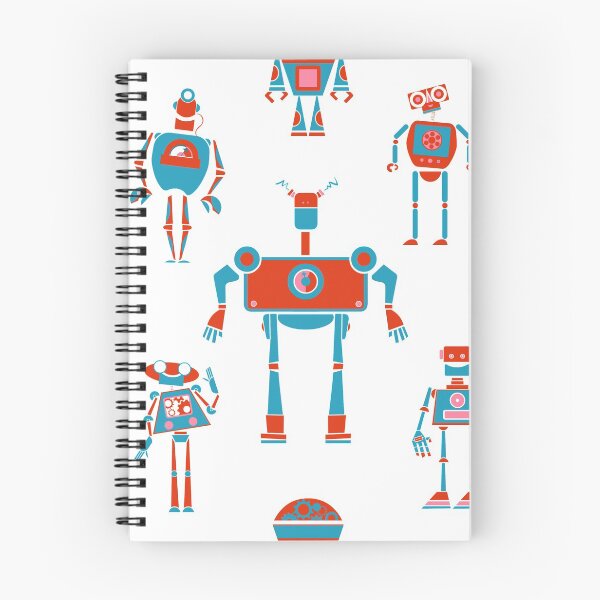 Item preview, Robots de repetición retro designed and sold by daviz.