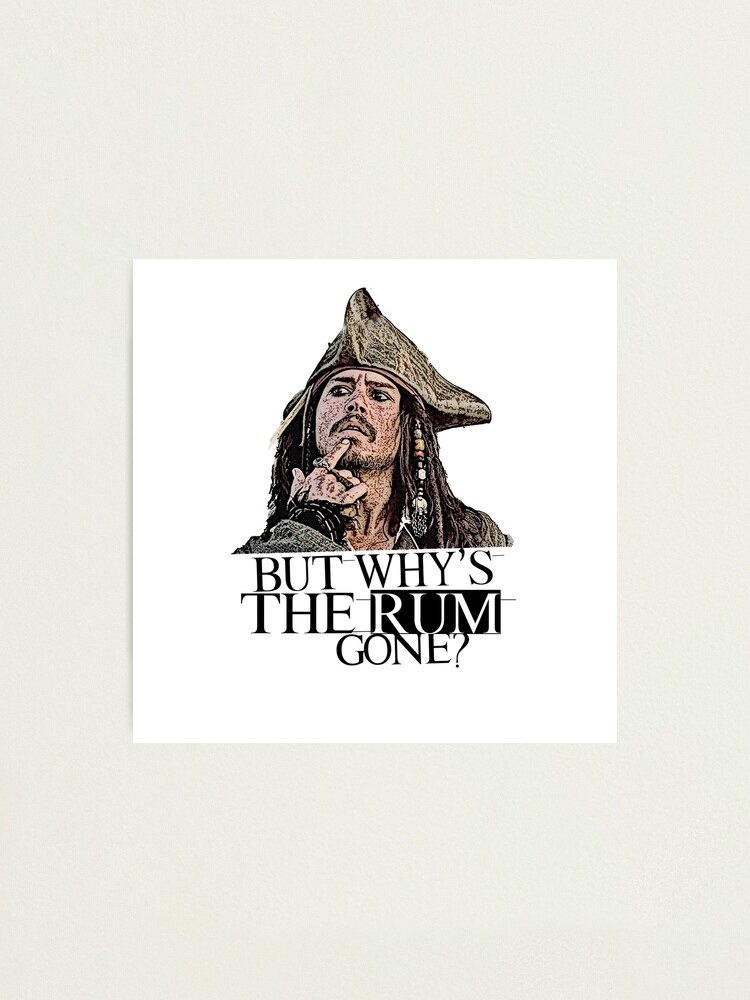 Pourquoi Ninho Parle De Johnny Pour La Qualité Impression photo « Johnny Depp - Pirates des Caraïbes - mais pourquoi