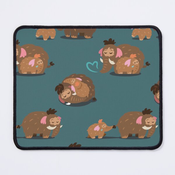 Item preview, Mother mammoth with baby designed and sold by PenguinHouse.