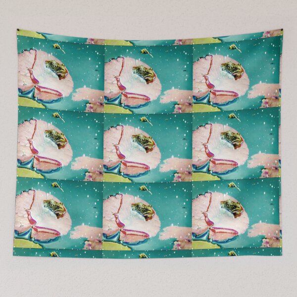 Item preview, Frog sketch, sea frog, yellow frogs  designed and sold by Shahid1234.