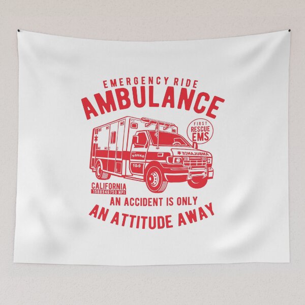 Item preview, Emergency Ambulance Ride designed and sold by GraffitiBox.