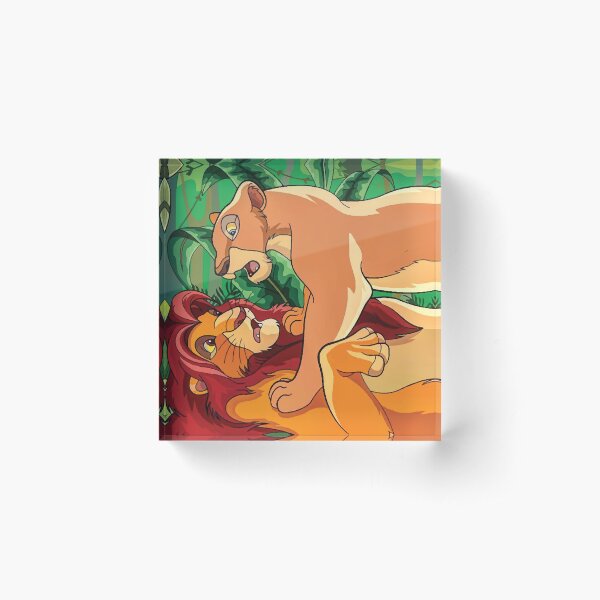 Simba and Nala Acrylic Block