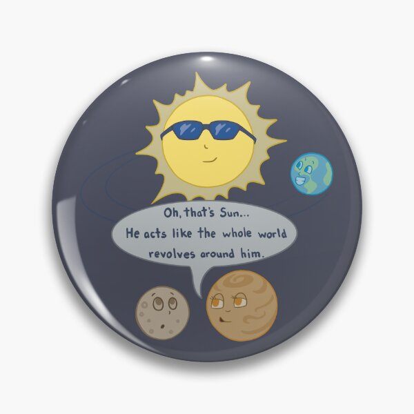 Item preview, Funny Sun and Planets Pun designed and sold by CharacterAlley.